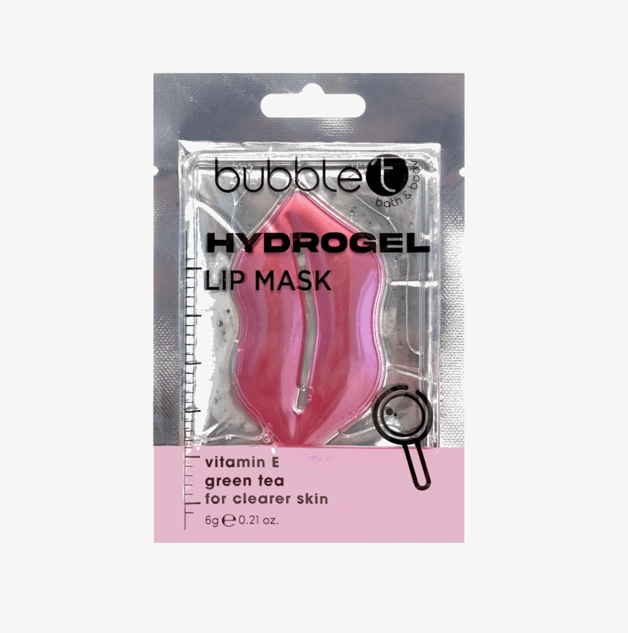 Máscara de Lábios Hidrogel Rosa