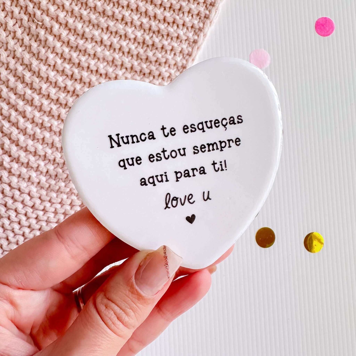 Íman Coração "Nunca te esqueças"