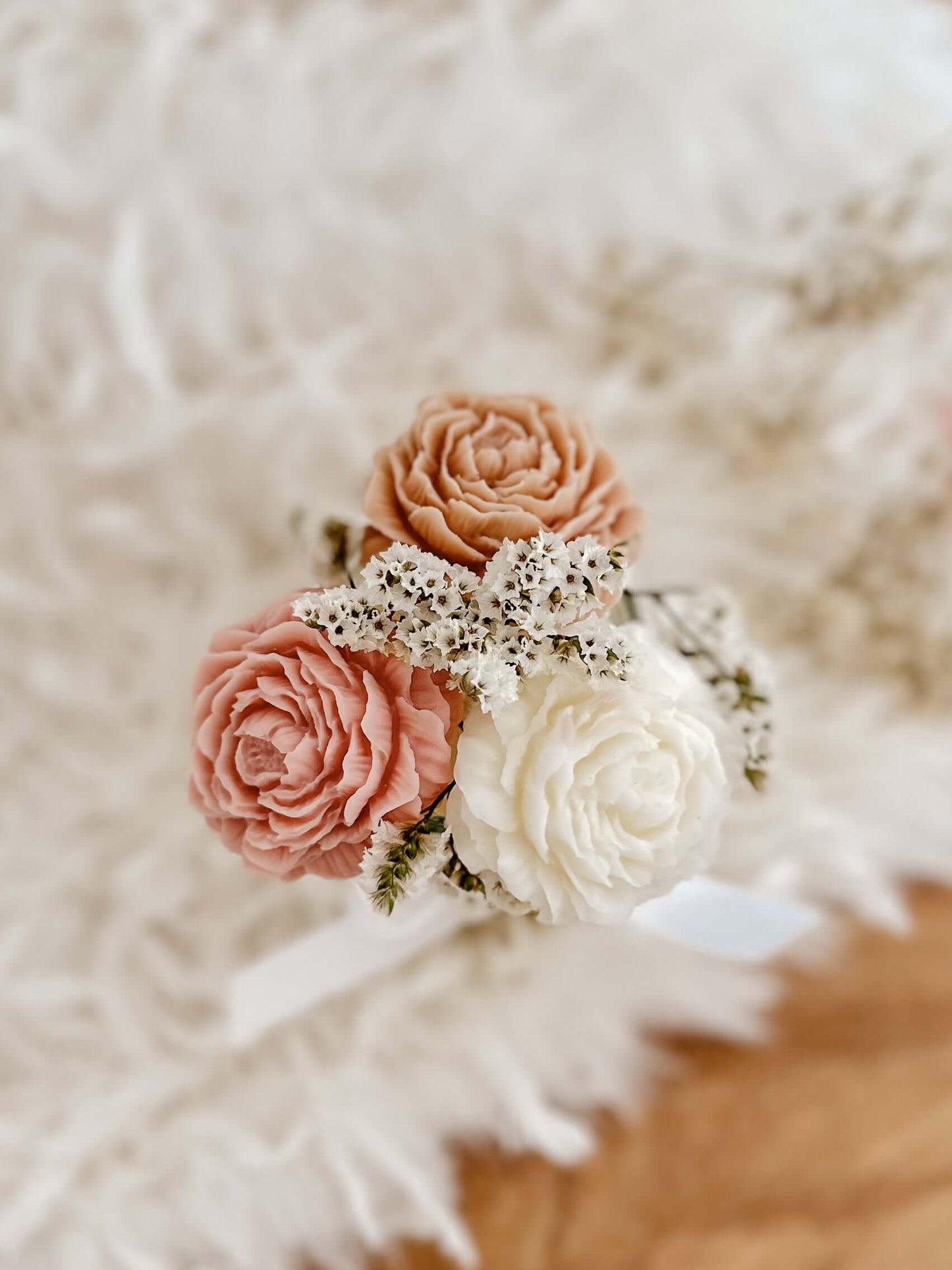 Vela Arranjo de Flores | Lembrança de Casamento, Batizado e Eventos | A partir de 7.42€