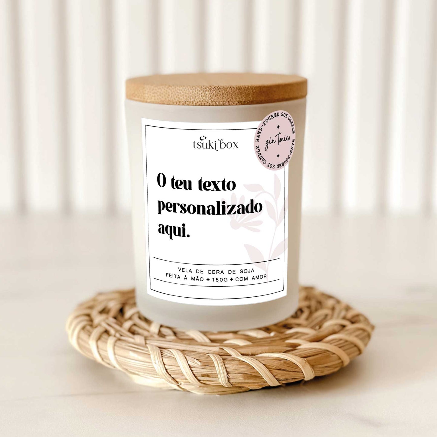 Vela Personalizada | O Teu Texto Personalizado BOLD