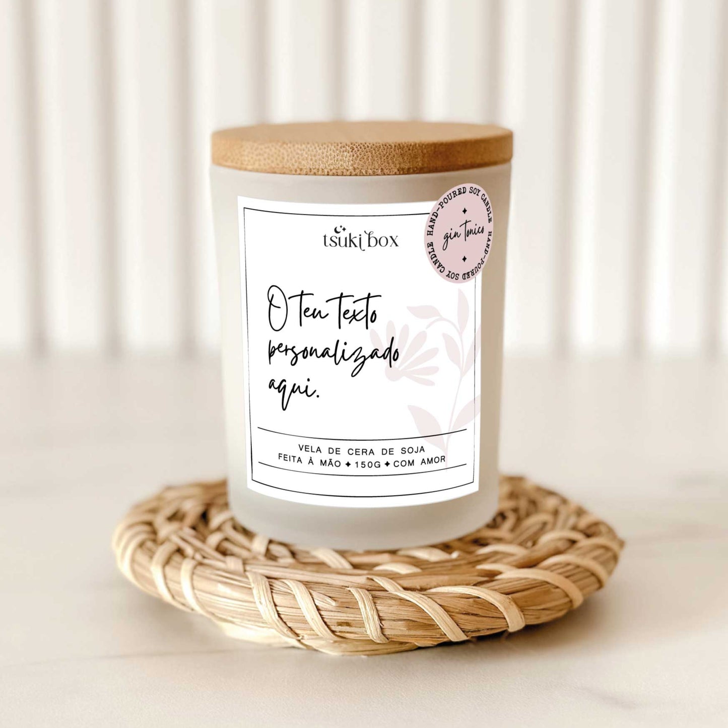 Vela Personalizada | O Teu Texto Personalizado MANUSCRITO