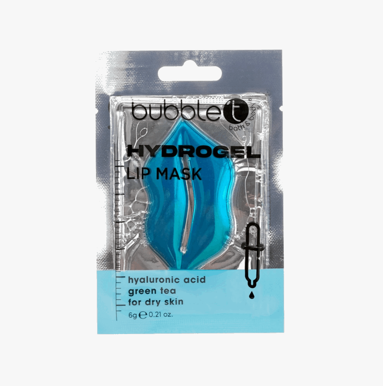 Máscara de Lábios Hidrogel Azul