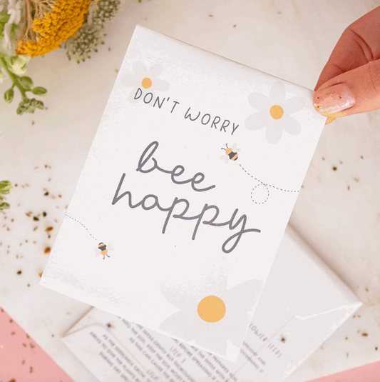 Postal Sementes Flores Silvestres | Bee Happy