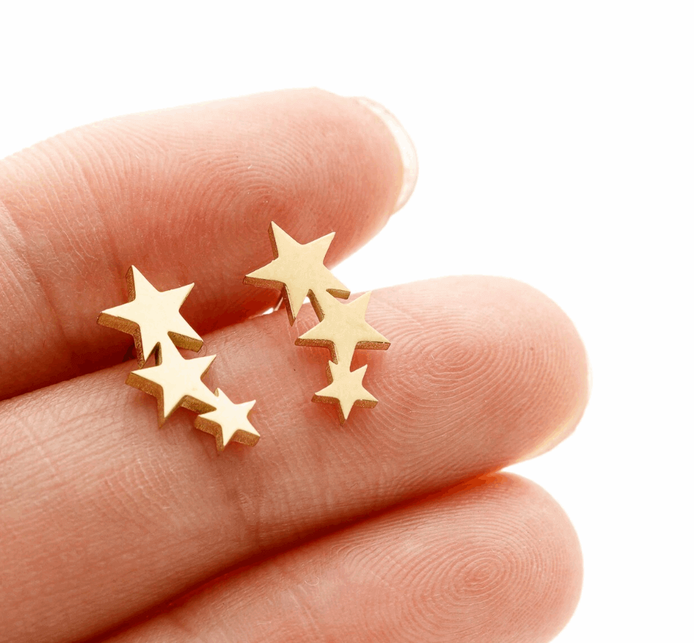 Brincos Estrelinhas| Aço inóxidável
