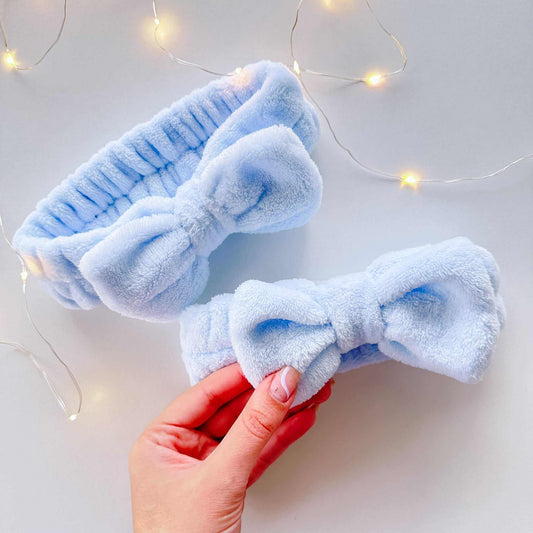 Fita de Cabelo Laço em Azul