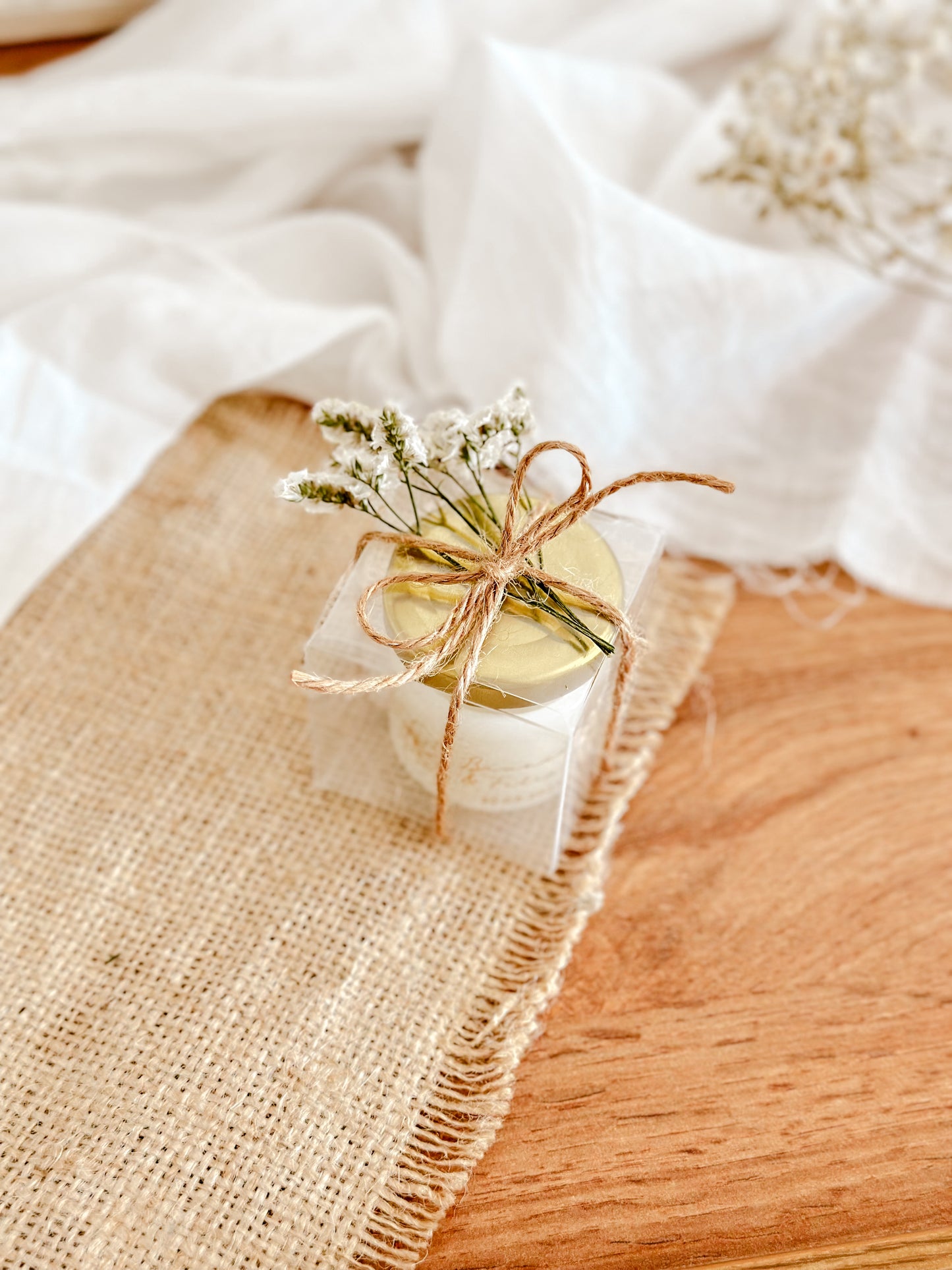Mini Customized Candle for Wedding, Baptism, and Events | Mini Glass Jar 30g | Starting from 2.62€