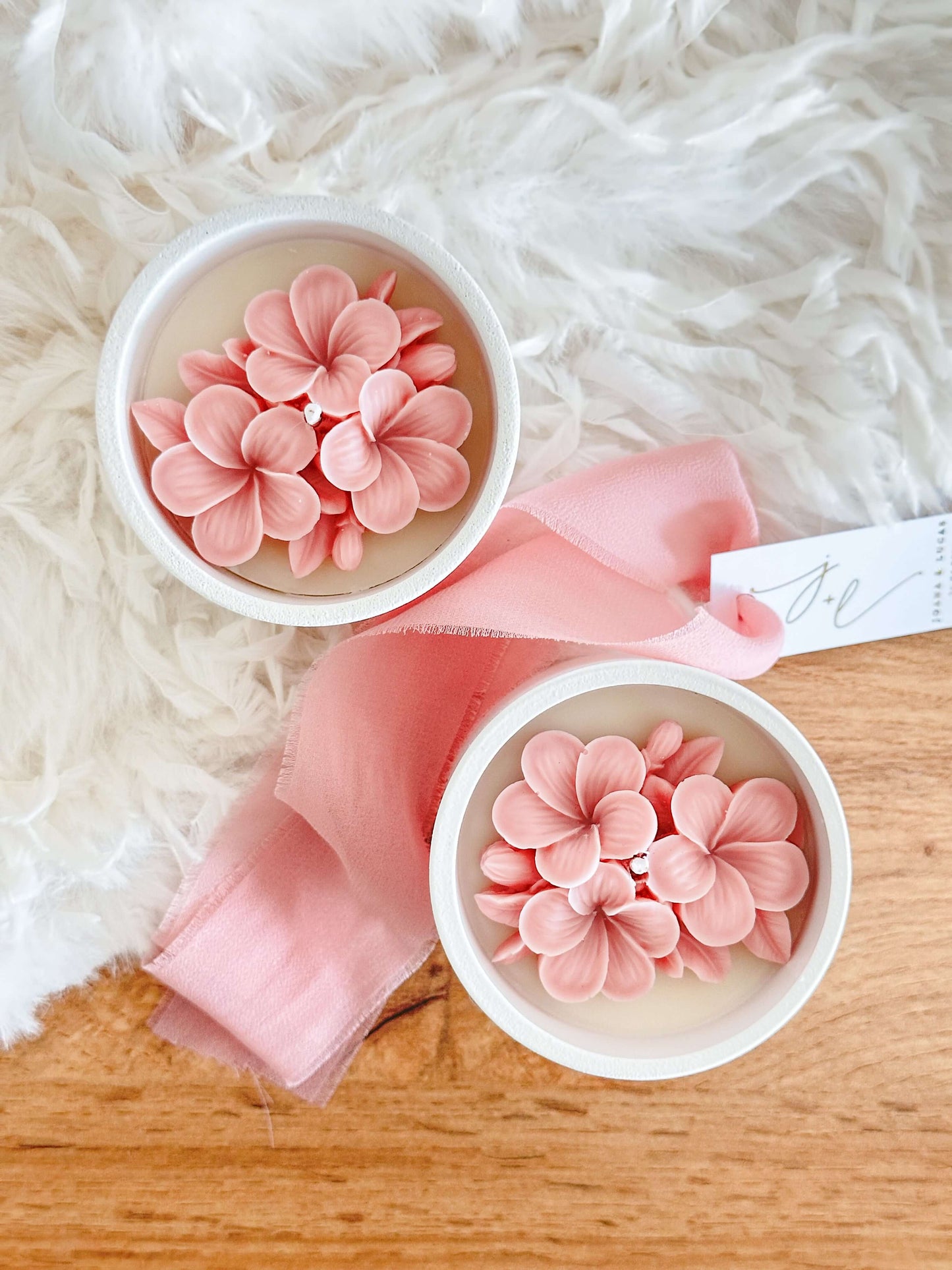 Vela Hortênsia Rosa |  Lembrança de Casamento, Batizado e Eventos | A partir de 8,93€
