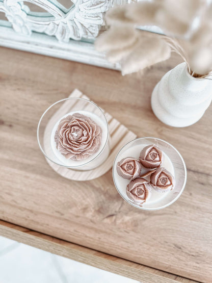 Vela Botânica | Peónia Bege | Vanilla & Sandalwood 400g