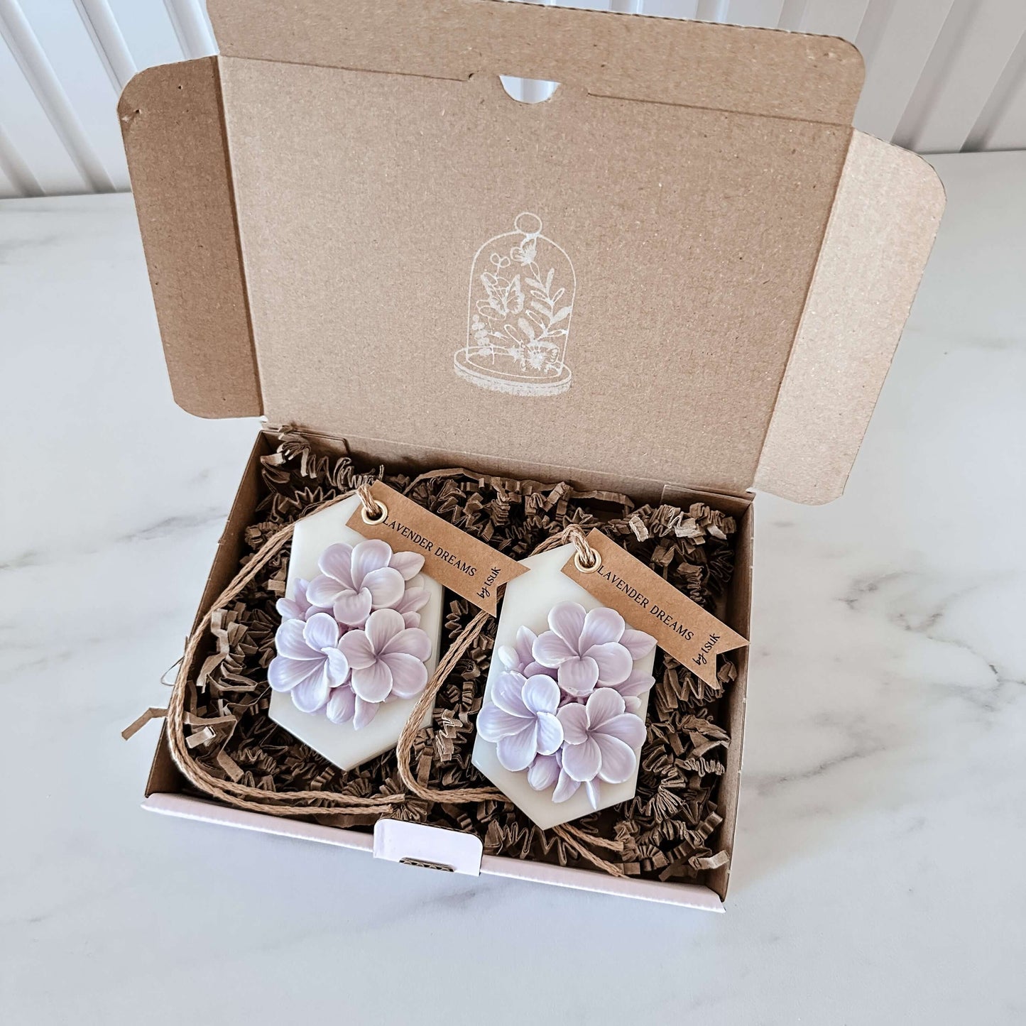Set de 2 Pendentes de Cera Perfumada | Lavender Dreams
