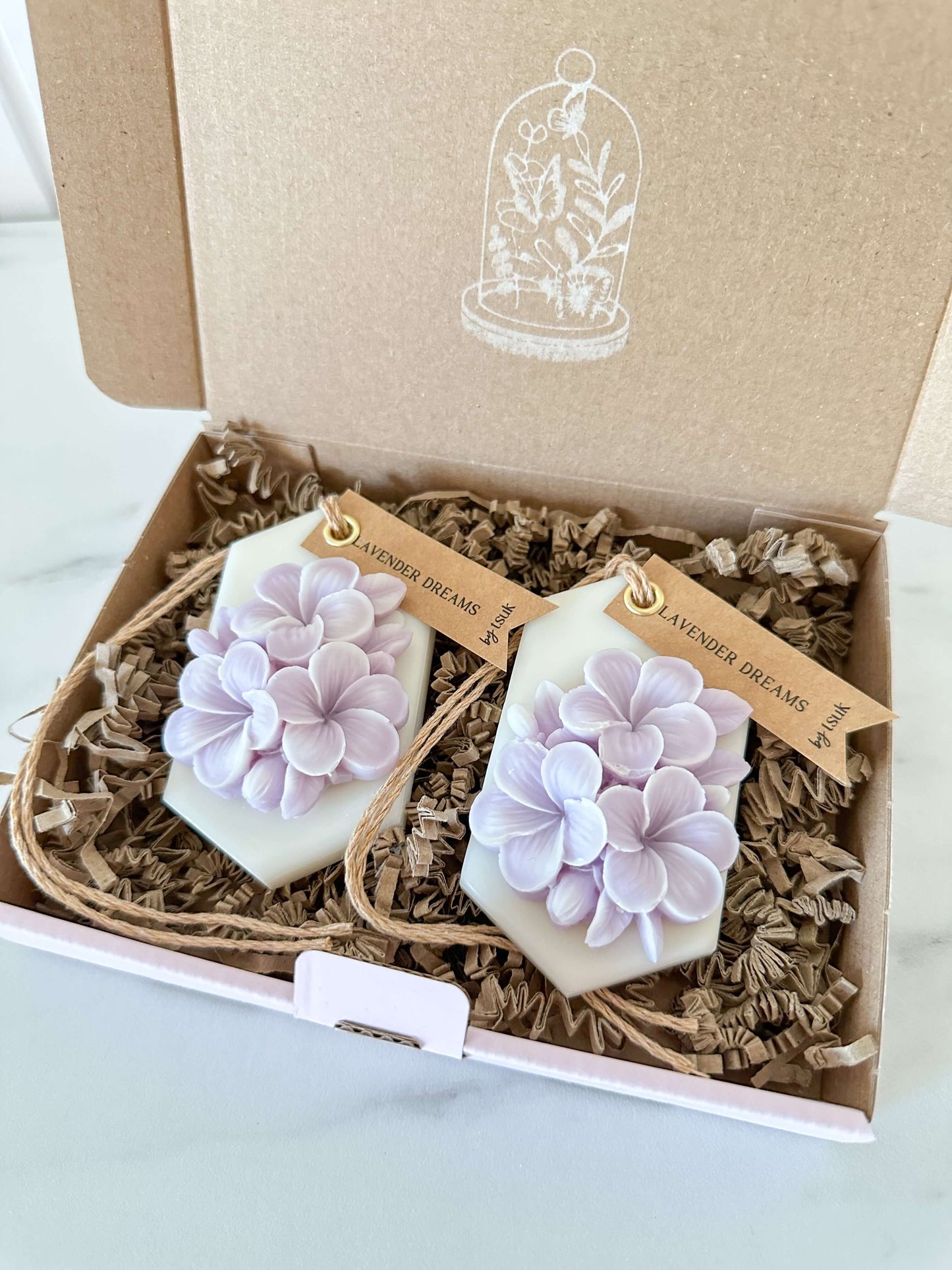 Set de 2 Pendentes de Cera Perfumada | Lavender Dreams