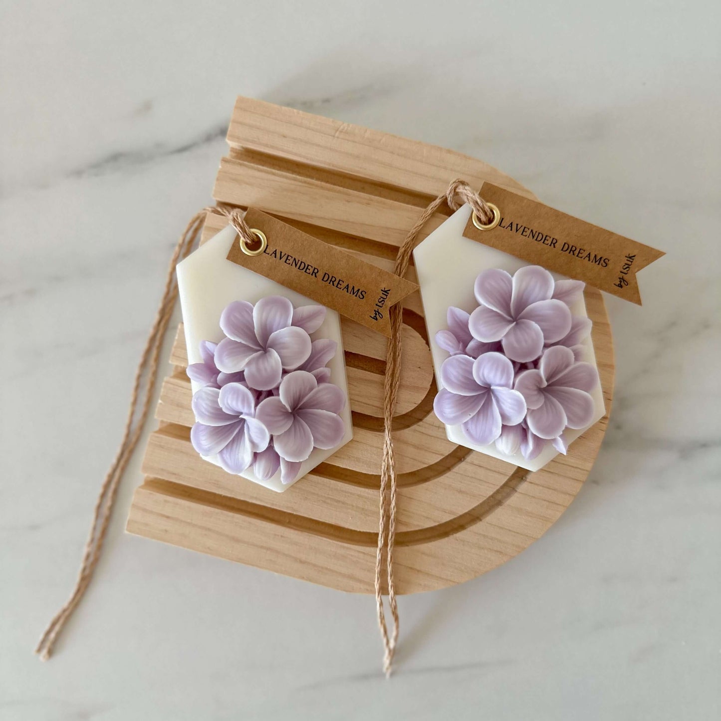 Set de 2 Pendentes de Cera Perfumada | Lavender Dreams