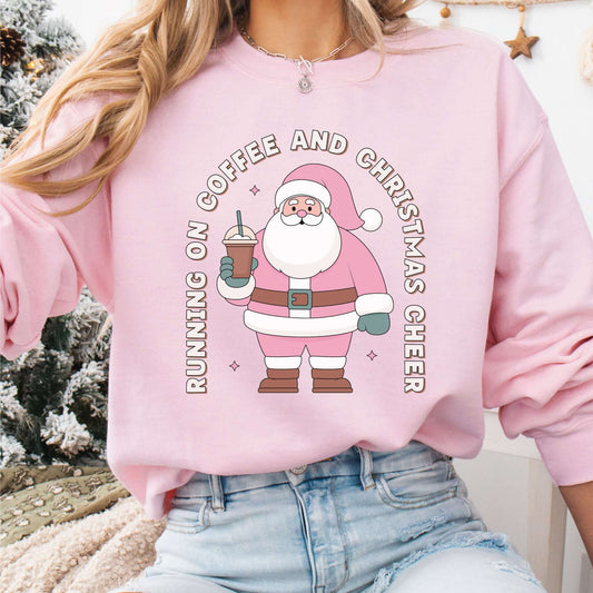 Sweatshirt Natalícia | Christmas Cheer | Rosa