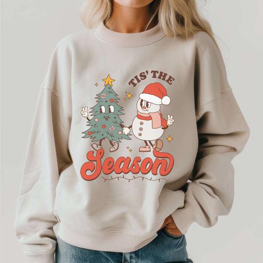 Sweatshirt Natalícia | Tis the Season | Bege