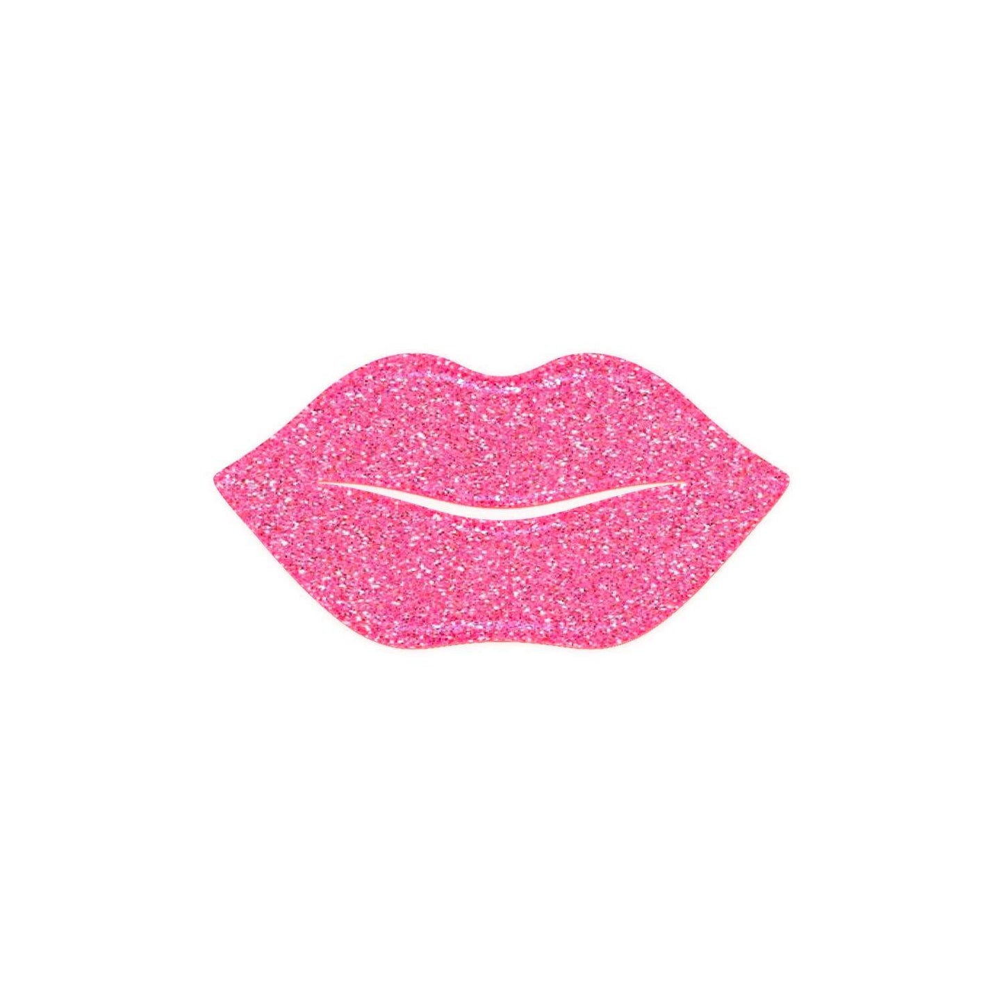 Máscara de Lábios Hidratante com Glitter - Rosa