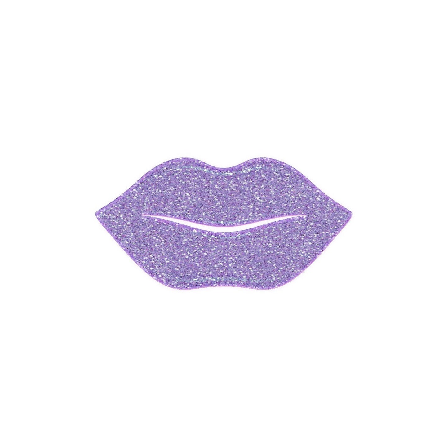 Máscara de Lábios Hidratante com Glitter - Lilás