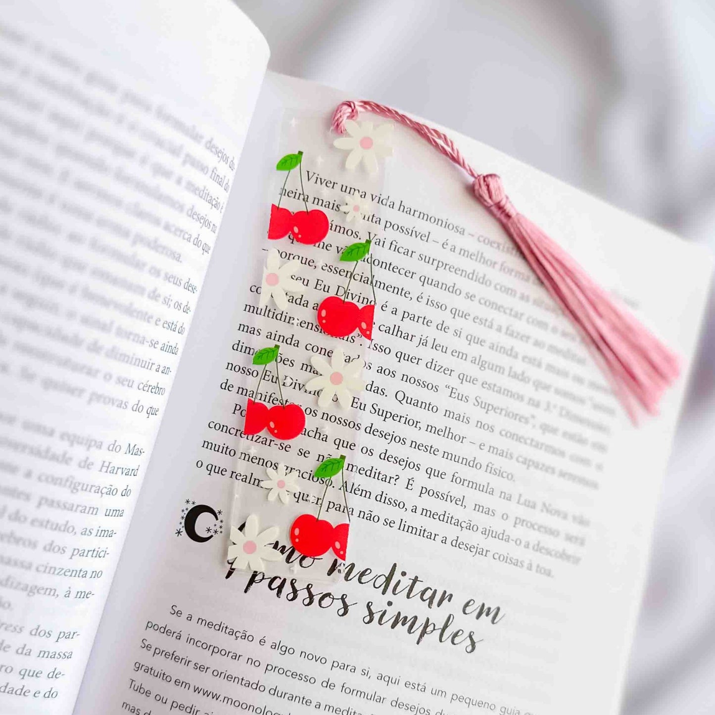 Marcador de Livro | Cerejas